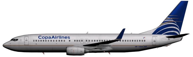 Avión Copa Airlines — vuelos a Nicaragua