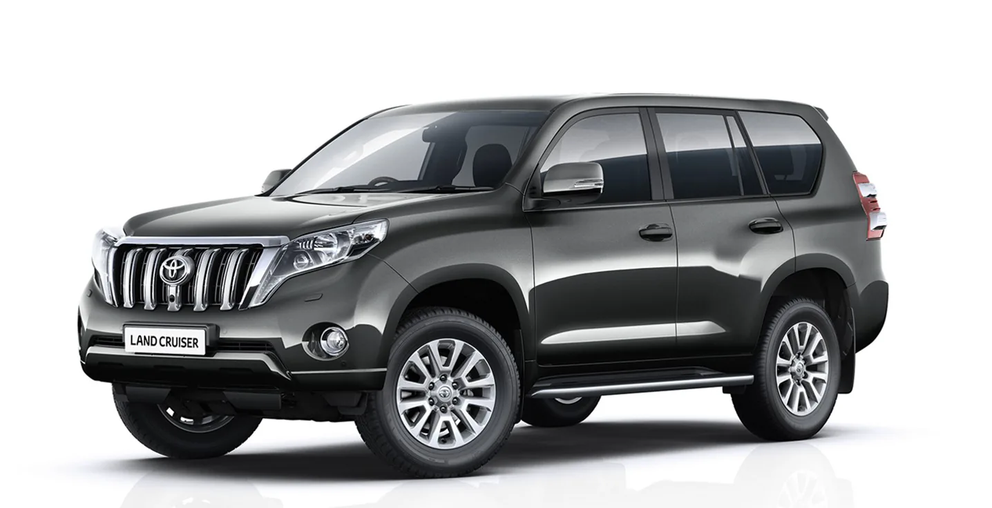 Toyota Land Cruiser Prado disponible para alquiler en Managua, Nicaragua con MTOM Rent-a-Car